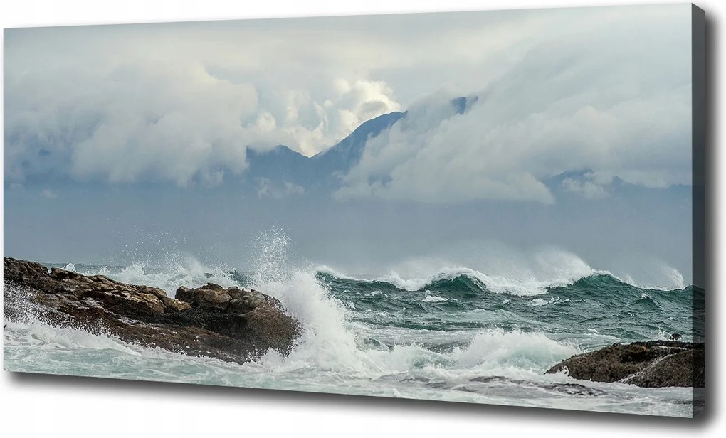 Vászonkép Viharos tenger 100x70 cm