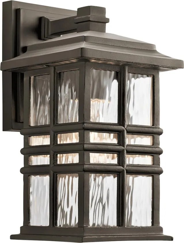 ELSTEAD KLBEACONSQUARESOZ BEACON SQUARE Klasszikus Kültéri Fali Lámpa Eves Bronz E27 IP44