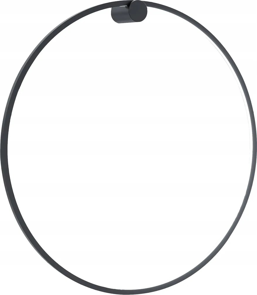 Fali lámpa Saturno Black 46W Led