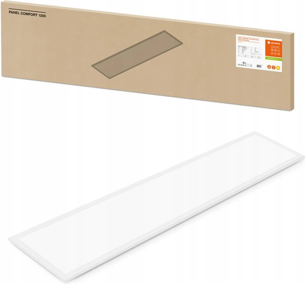 Led panel Mennyezeti Irodai lámpatest Kazettás 33W 4320lm 3000K 120x30cm UGR19