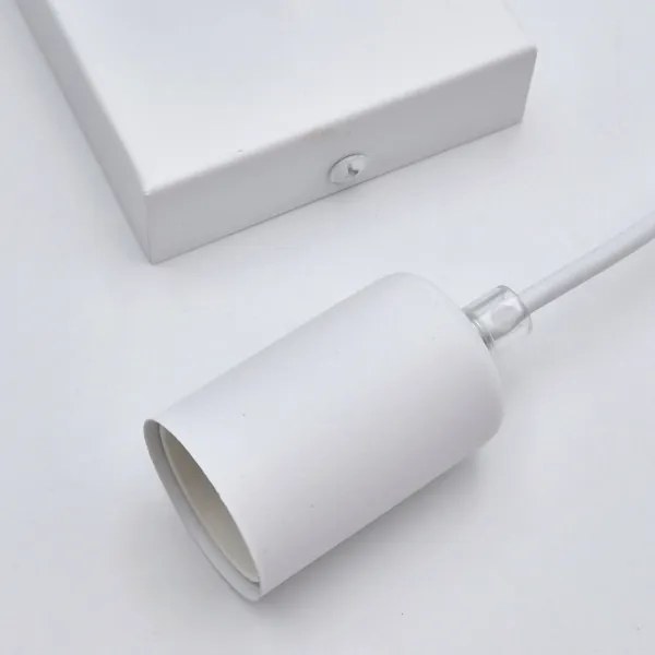 Csillár zsinóron ASTRID 1xE27/60W/230V fehér