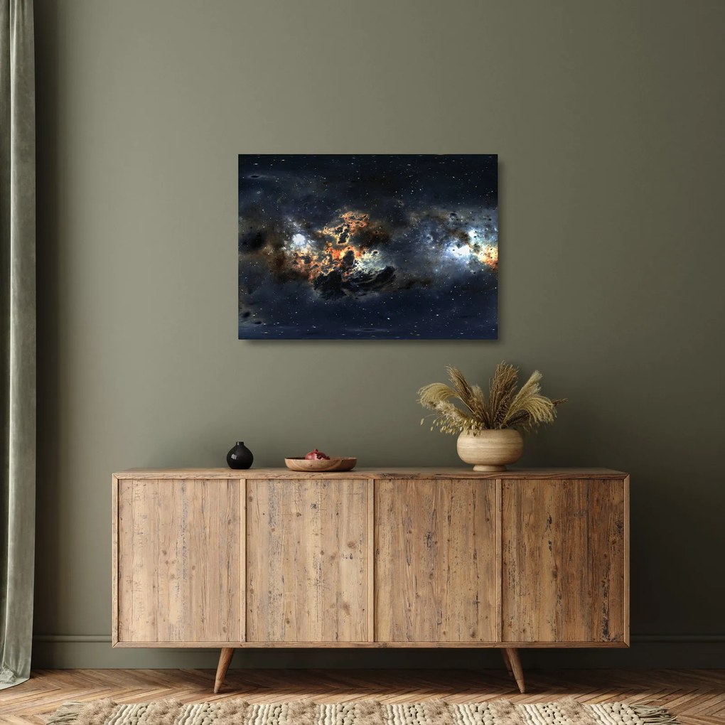 Üveg kép - Az Univerzum a Nebulával (70x50 cm)