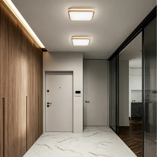 Brilagi -LED Mennyezeti lámpa MOLINA SQUARE LED/32W/230V 3000/4000/6000K tölgy 30x30 cm