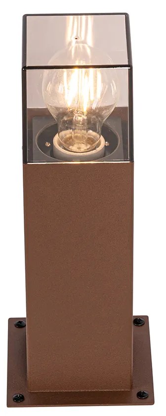 Ipari kültéri állólámpa rozsdabarna 30 cm IP44 - Denmark
