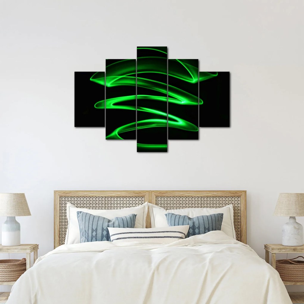 Kép - neonhullámok (150x105 cm)