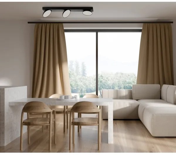 ITALUX SPL-31976-3B-BK - LED Spotlámpa CASTELIO 3xLED/5W/230V 4000K fekete