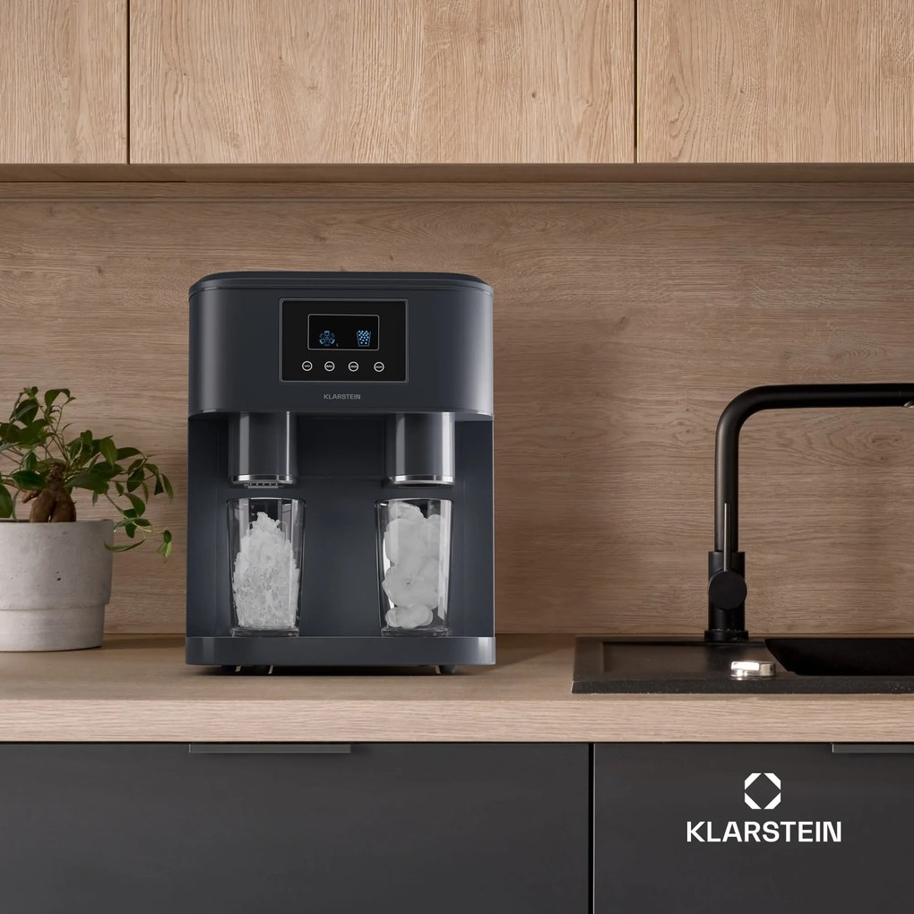 Klarstein Eiszeit Crush, jégkocka készítő, 2 méret, zúzott jég