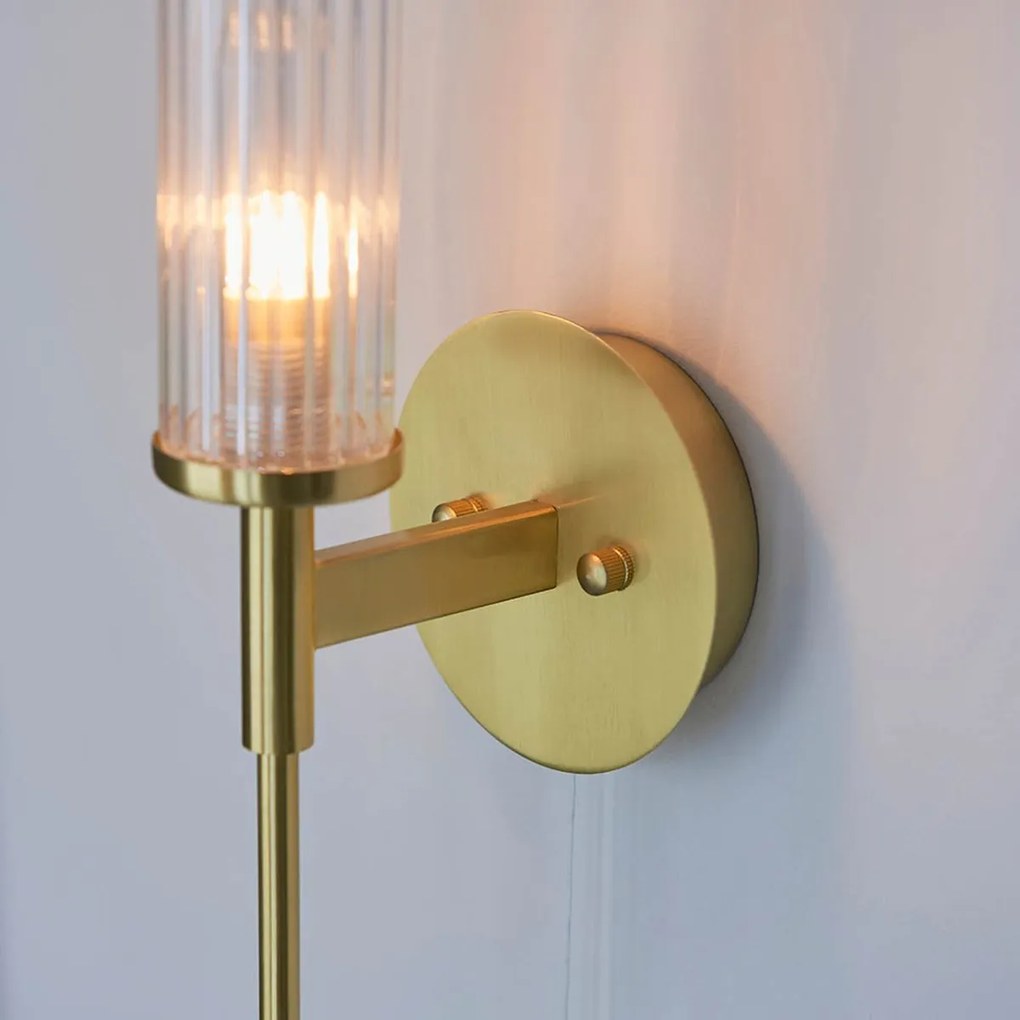 Endon glamour modern fürdőszobai lámpa talo sárgaréz átlátszó end96163