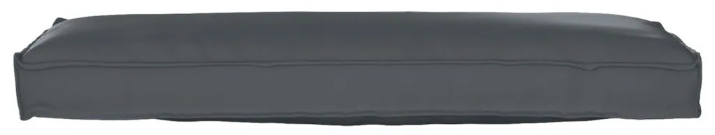 Raklap párna készlet 2 pcs Antracit 120 x 40 x 8 cm