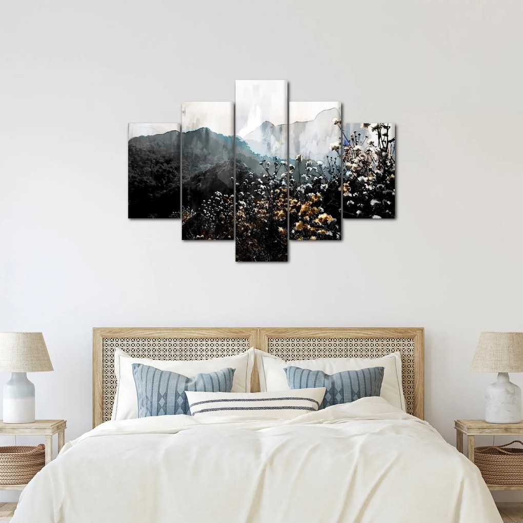 Kép - Vadvirágok illusztrációja (150x105 cm)