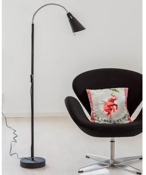 ByRydens 4100620-4007 - BEST állólámpa 1xE14/5W/230V fekete