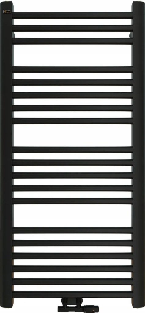 Fürdőszobai Radiátor Létra Fekete 50 MM Hugo 90/50 Lengyel Gyártó