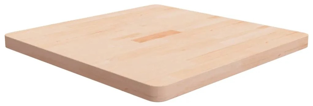 kezeletlen tömör tölgyfa négyzet asztallap 70x70x4 cm
