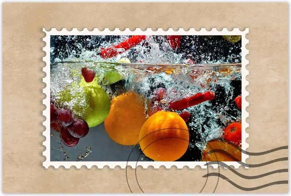 Poszterek 90x60 Gyümölcsös köpködés