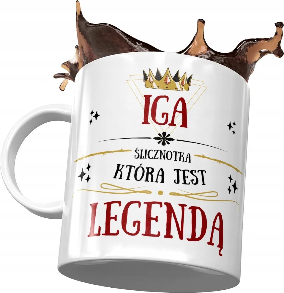 Bögre Igi Feleség Barátnő Ajándék Nyomtatott Fotóval