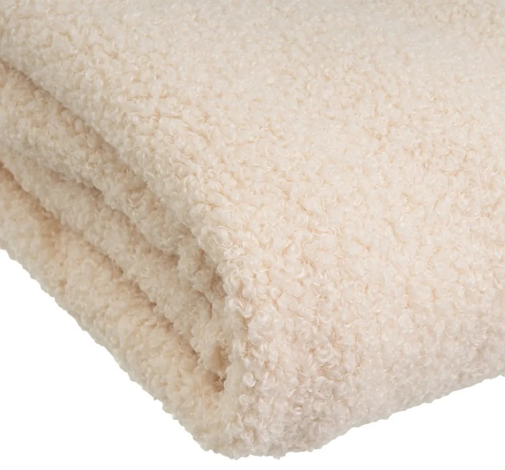 Bézs buklé takaró 160x130 cm Sherpa – Casa Selección