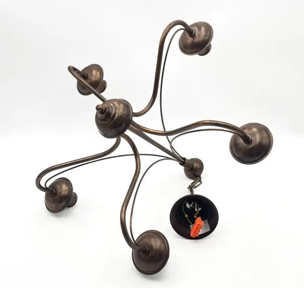 ANTON láncos csillár 5xE14/15W/230V bronz