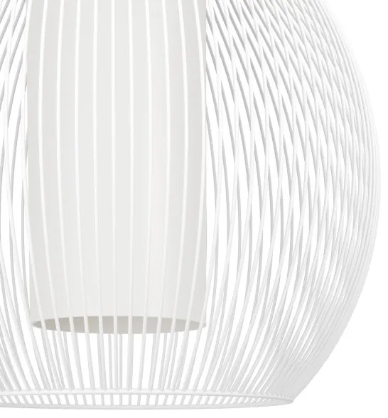 Eglo 900829 - Csillár zsinóron RAZONI 1xE27/40W/230V fehér