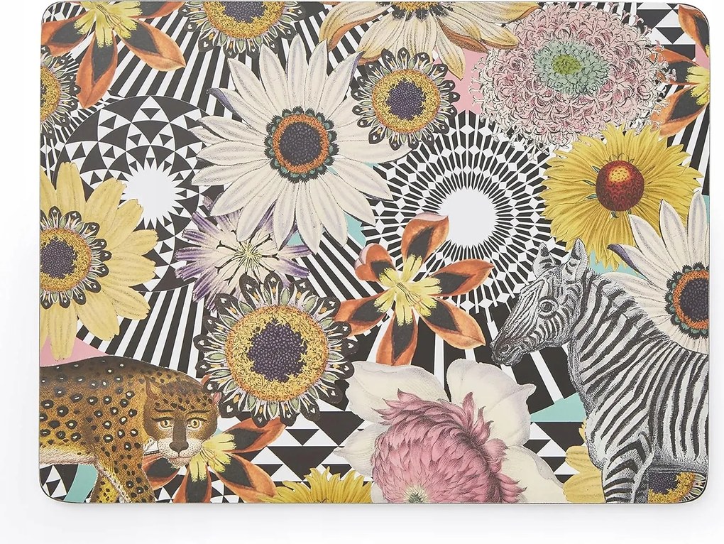 Parafa Alátét Pimpernel Nagy Floral Jungle Virágos Dzsungel Kpl. 4 db