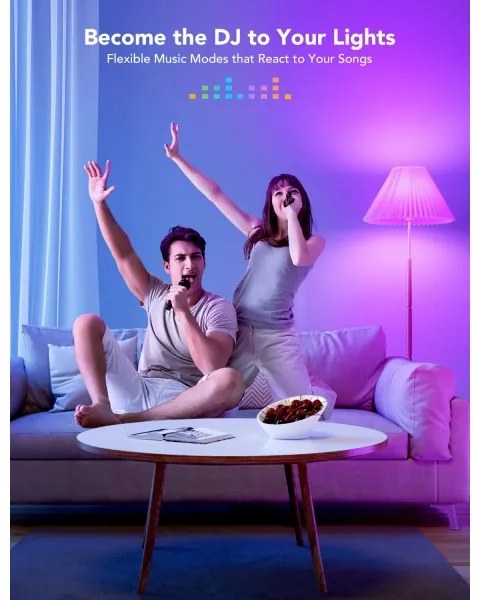 Govee - LED RGBWW Fényerőszabályozható izzó Smart E27/12W/230V 2700-6500K Wi-Fi