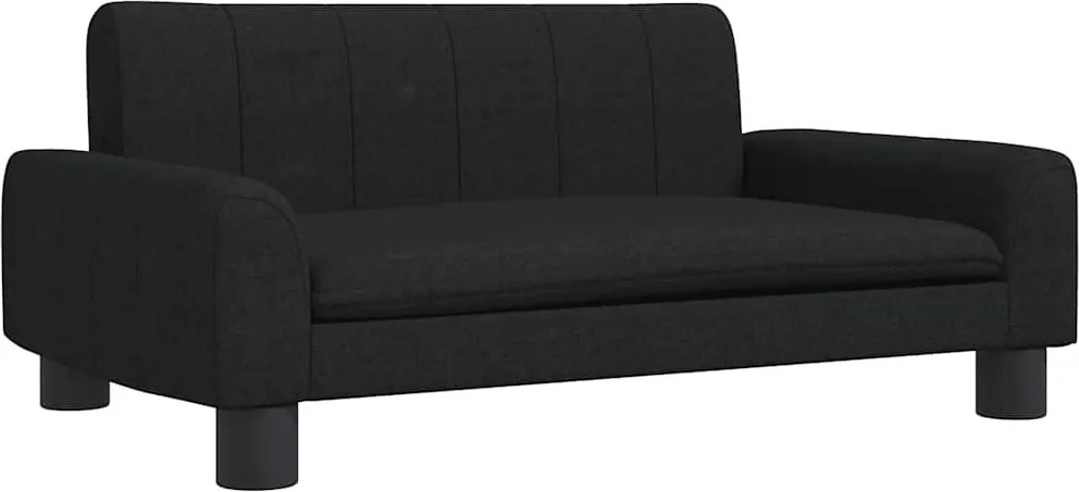 vidaXL fekete szövet kutyaágy 70 x 45 x 30 cm