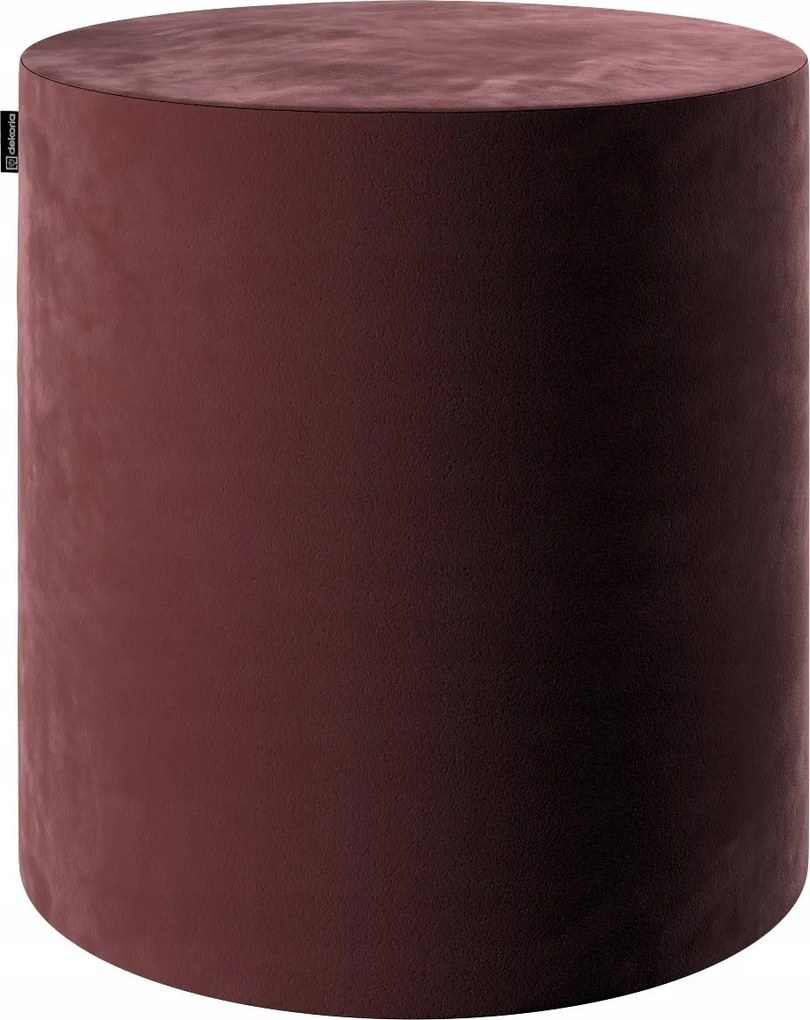 Barrel puff ø40, magasság 40 cm, bordó