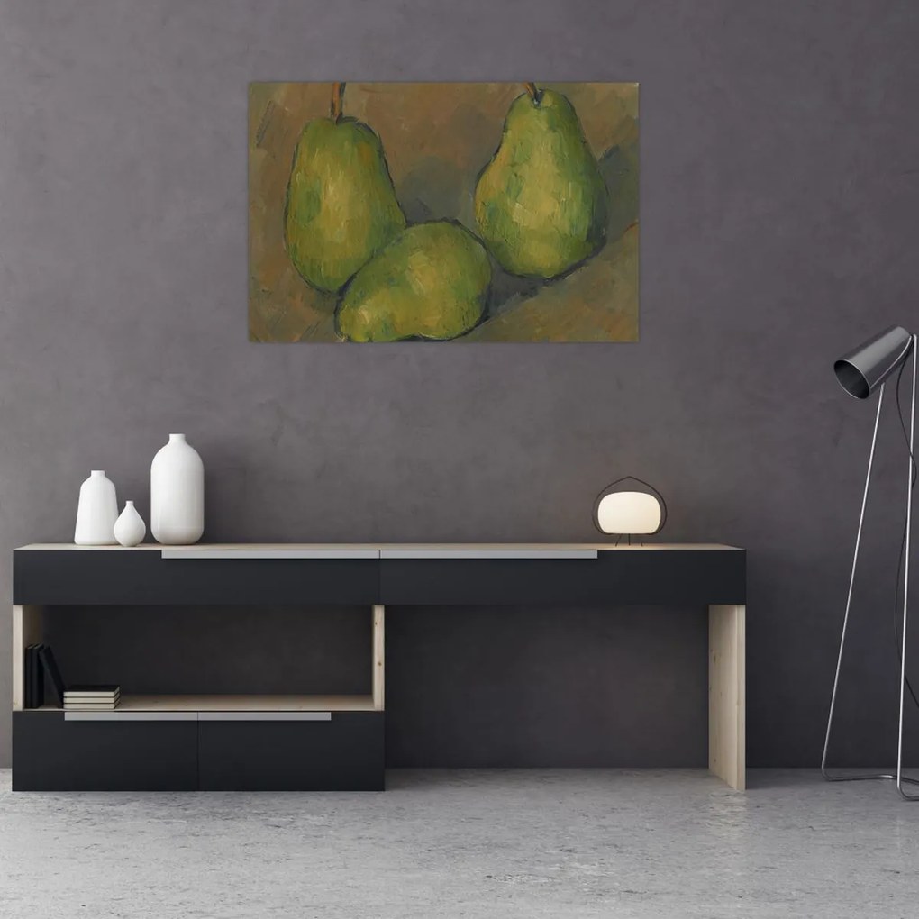 Kép - Paul Cézanne, Three Pears, reprodukciók (90x60 cm)