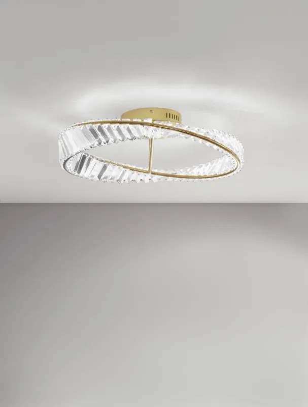 NOVA LUCE 9333060 AURELIA Kristály Mennyezeti Lámpa LED IP20