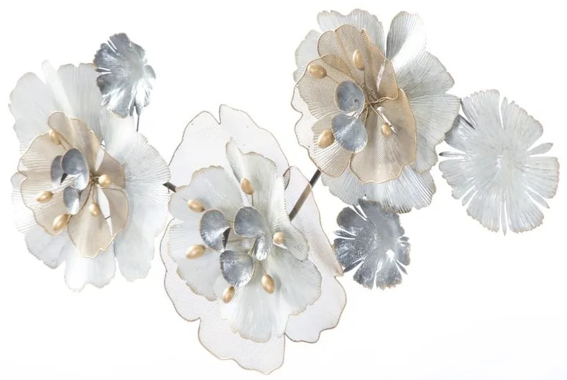 Flowery fém fali dekoráció, 119 x 60 cm - Mauro Ferretti