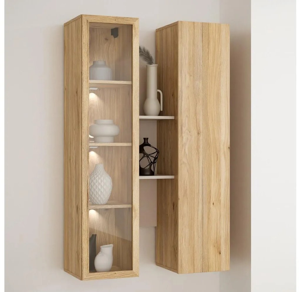 INAR fali polc tölgy/bézs