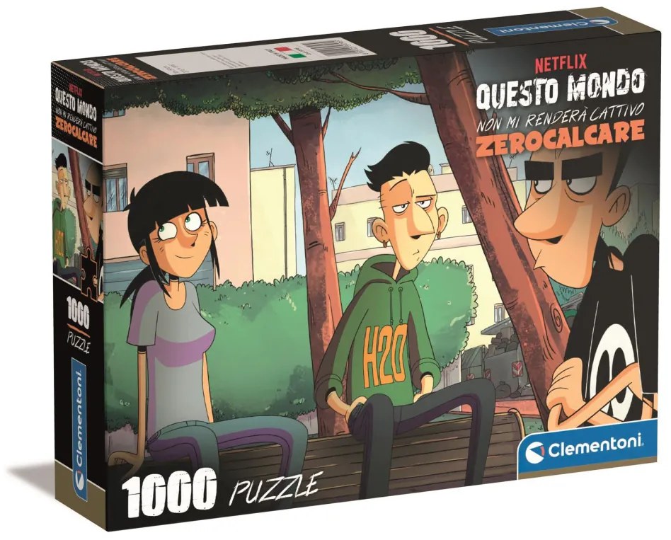 A világ ellen Hoodie Talks 1000 db-os Compact puzzle Clementoni