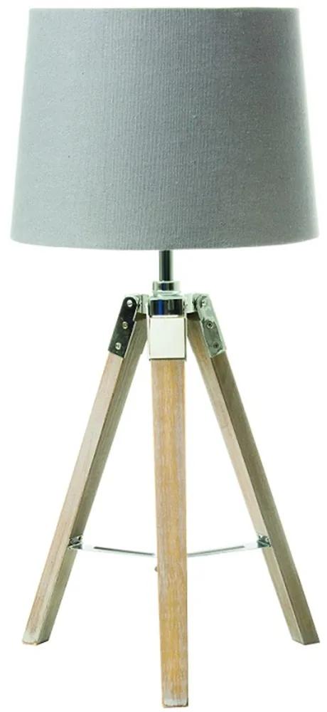 Asztali lámpa, szürke, JADE TYP 2 8008-17B
