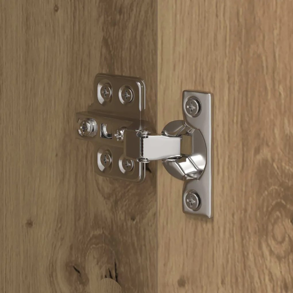 vidaXL Fürdőszoba Székény Művészi tölgy 40 x 30 x 100 cm Faanyag