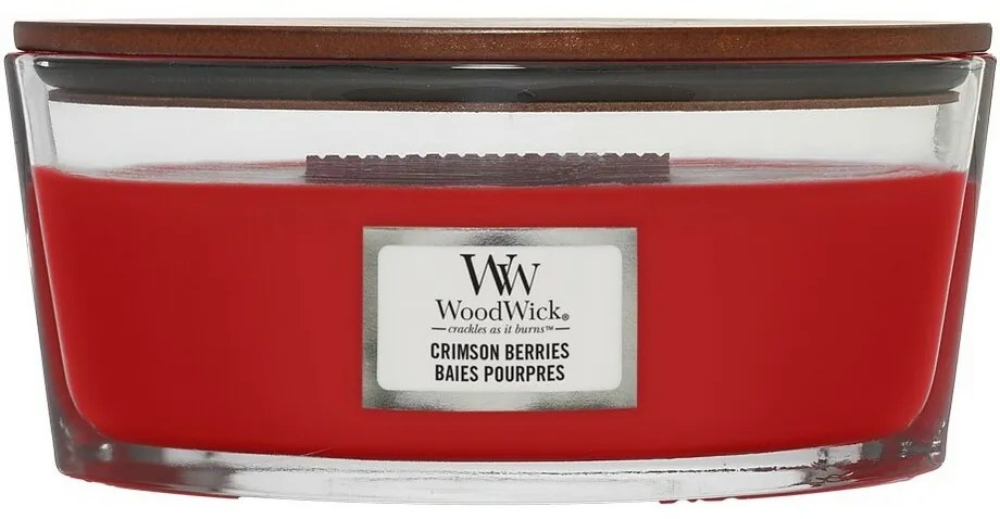 WoodWick Illatosító gyertya Crimson Berries, 453 g