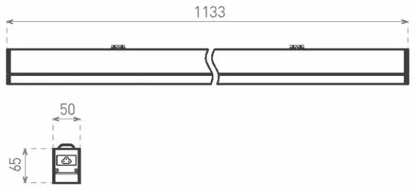 Greenlux GXPR068 - LED Fénycsöves lámpa PROFI LINEAR II LED/36W/230V 4000K