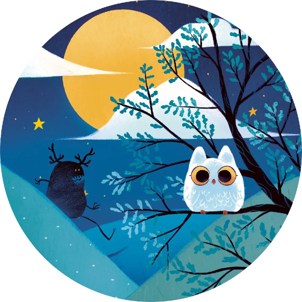 Formadobozos puzzle - Telihold lovagja, 36 db-os - Full moon knight