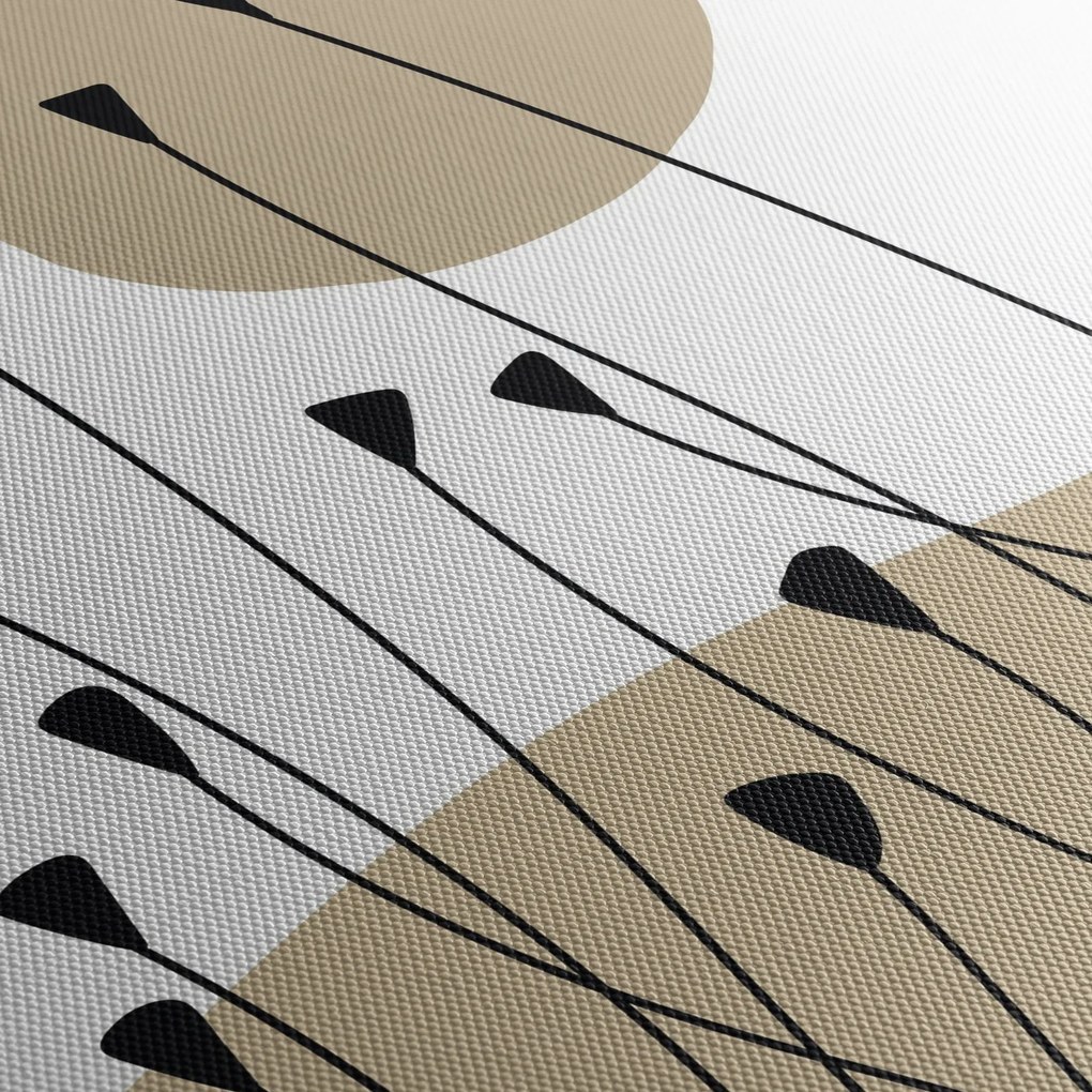 Kép - Grafikus rét N⁰2 (150x105 cm)
