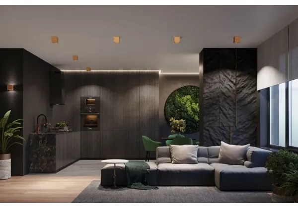 Sollux Sl.1182 - Spotlámpa QUAD 1xGU10/10W/230V arany