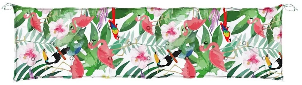 2 db színes szövet kerti padpárna 200 x 50 x 7 cm