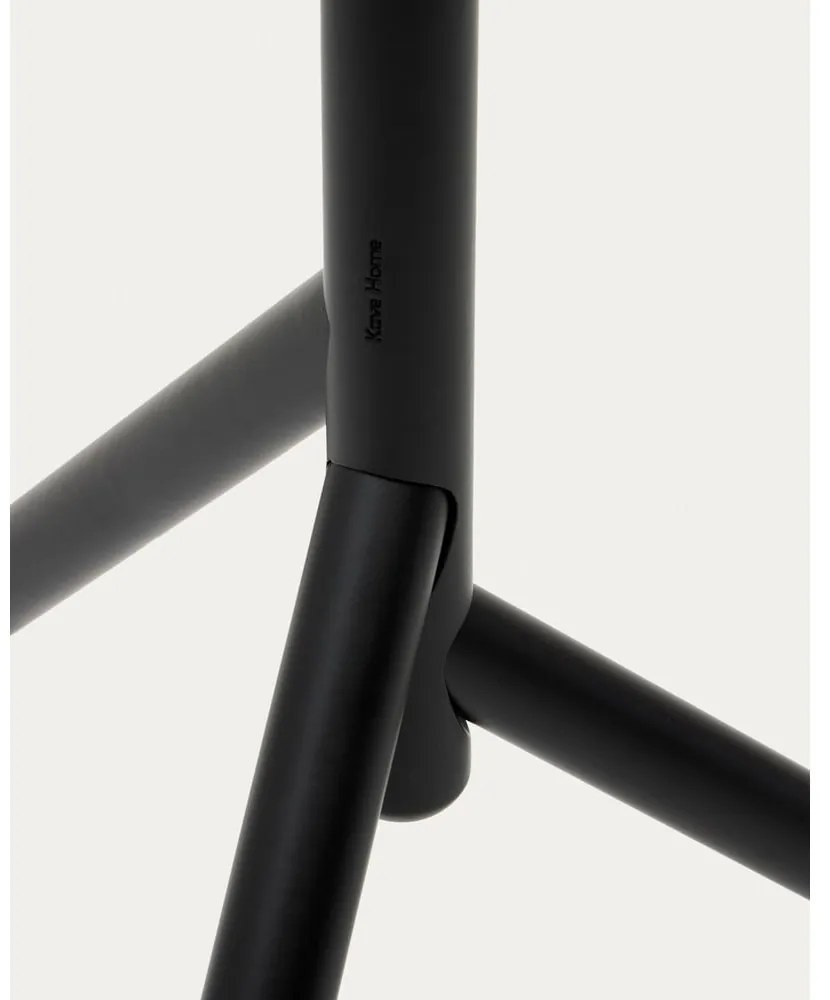 Fekete bükkfa fogas 46x170 cm Nadue – Kave Home