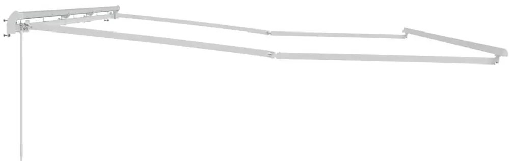 Napernyő Fehér 6 × 3,5 m Fém