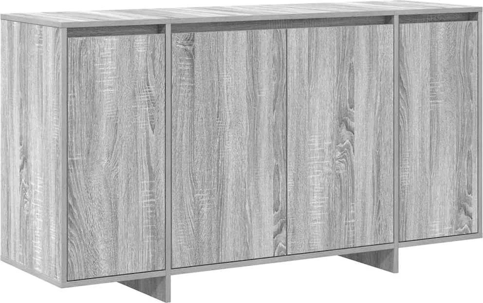 vidaXL Széf Szürke Sonoma 135 x 41 x 75 cm Faanyag