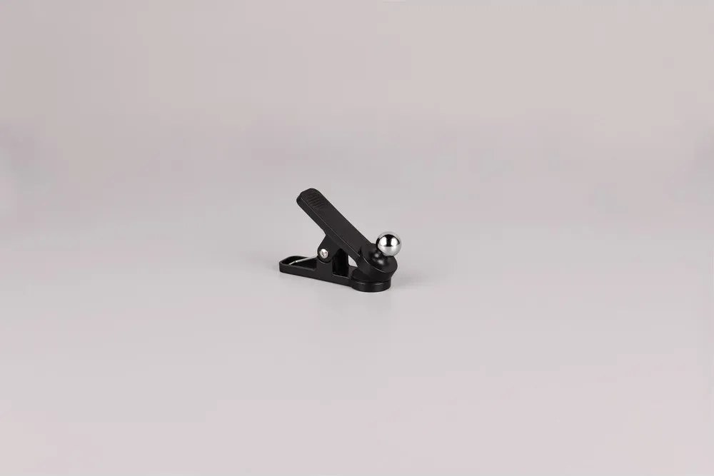 Fekete LED dimmelhető asztali lámpa csiptetővel (magasság 41 cm) Maxima – Reality