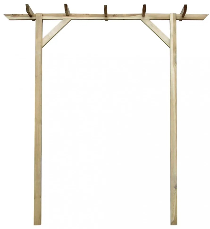 fa kerti pergola 205 x 40 x 203 cm