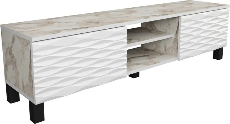 Lukas TV-állvány, fehér, 150 cm – TR322RTC2151