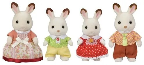 Sylvanian Families "csokoládé" nyúlcsalád, új
