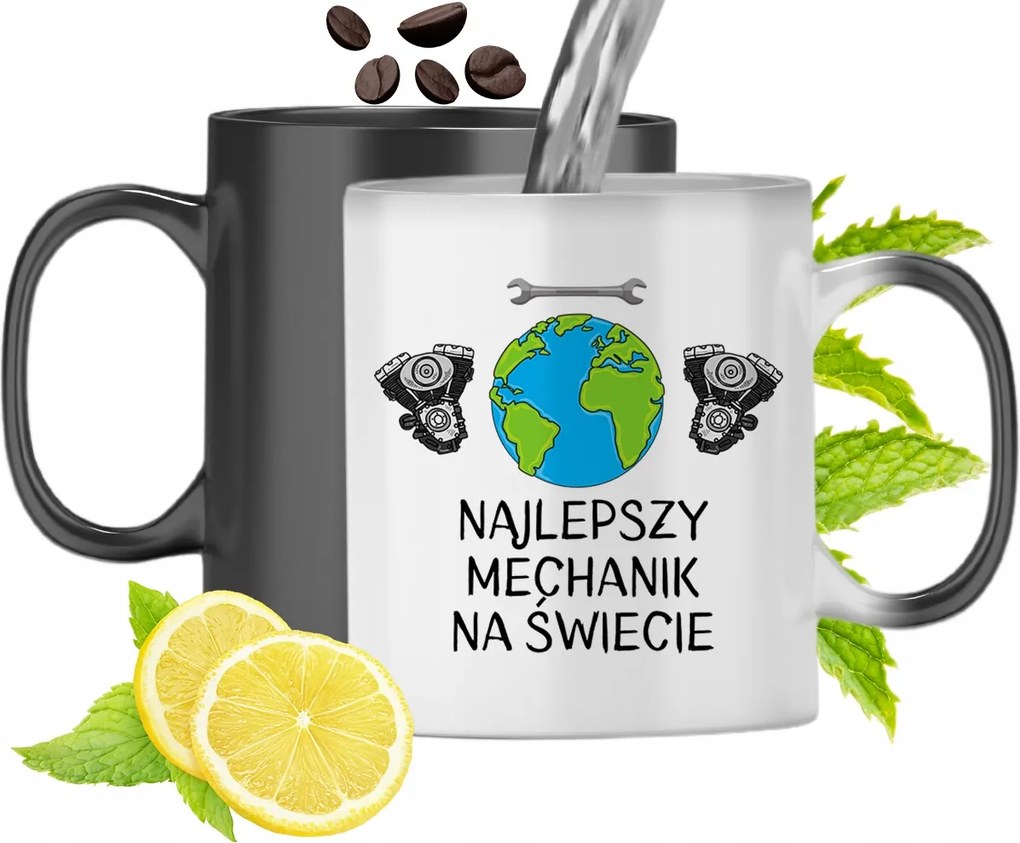 Mágikus Bögre Színváltó Mechanikusoknak, fényképes nyomtatással