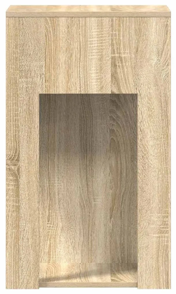 számítógépes toronyállvány fiókkal sonoma tölgy 30x44x74 cm