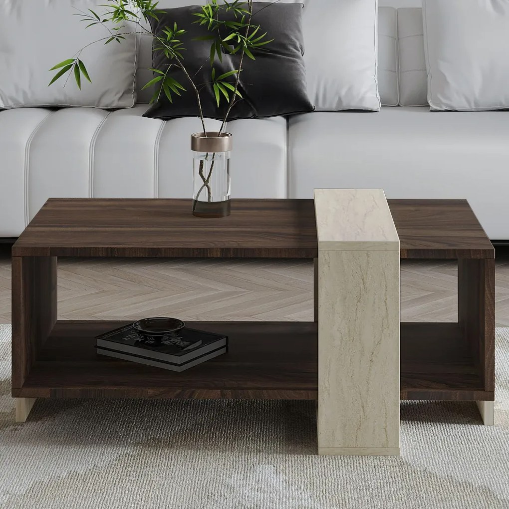 Meleni - Travertine, Walnut
