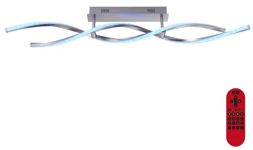 Leuchten Direkt 11993-55 - LED RGB Dimmelhető csillár SWING 2xLED/8,5W/230V + távirányító